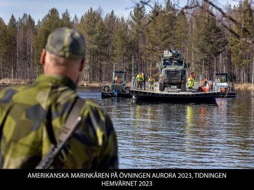 AMERIKANSKA MARINKÅREN I SVEG, TIDNINGEN HEMVÄRNET 2023