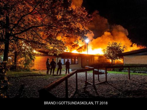 BRAND I GOTTSUNDASKOLAN, TT 2018