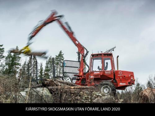 FJÄRRSTYRD SKOGSMASKIN UTAN FÖRARE, LAND 2020