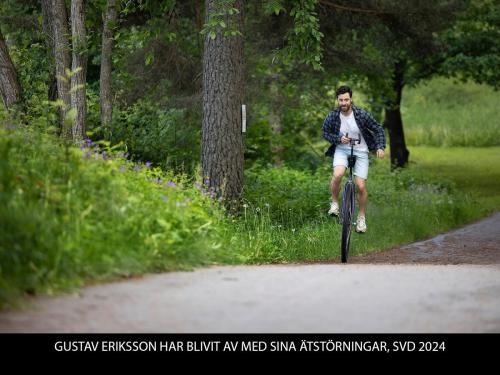 GUSTAV ERIKSSON HAR BLIVIT AV MED SINA ÄTSTÖRNINGAR, SVD 2024